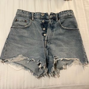 HIGH WAISTED ZARA JEAN SHORTS
